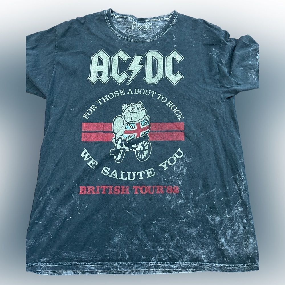 AC/DC British Tour ‘82 We Salute You Band T-shirt